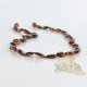 Cherry Amber necklace flat olive